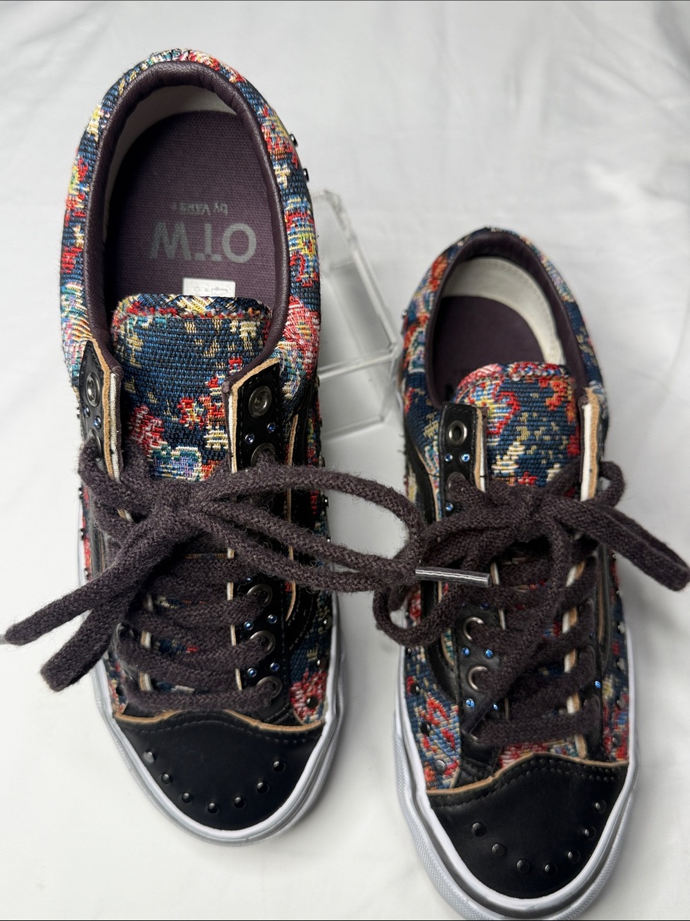 Vans OTW Old Skool 36 Vibram Multicolor Floral Tapestry Low-Top Sneakers